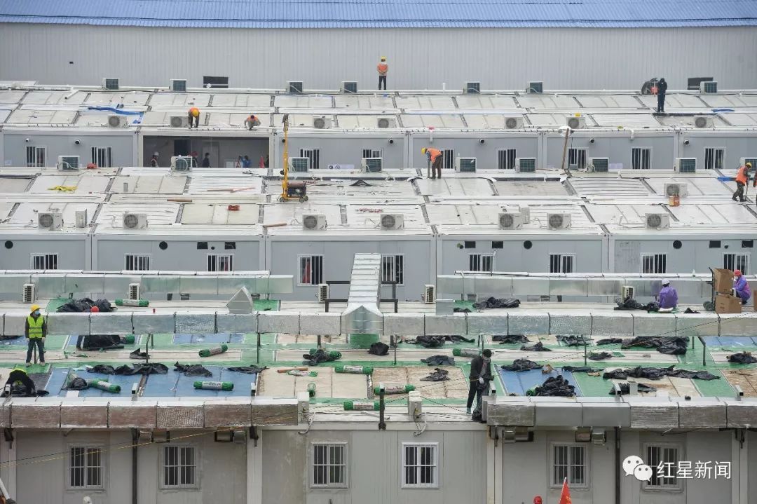 现场直击 竣工的火神山医院 一个完备的病房长什么样