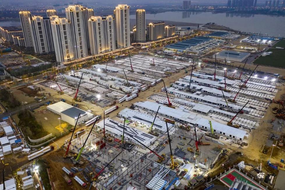 震撼!5000张照片,60秒直击即将交付的雷神山医院