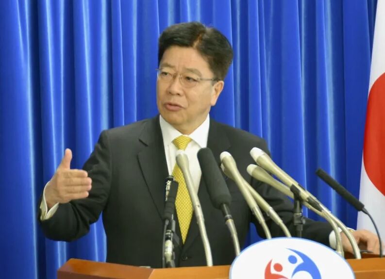 日本厚生劳动省大臣加藤胜信在18日记者会
