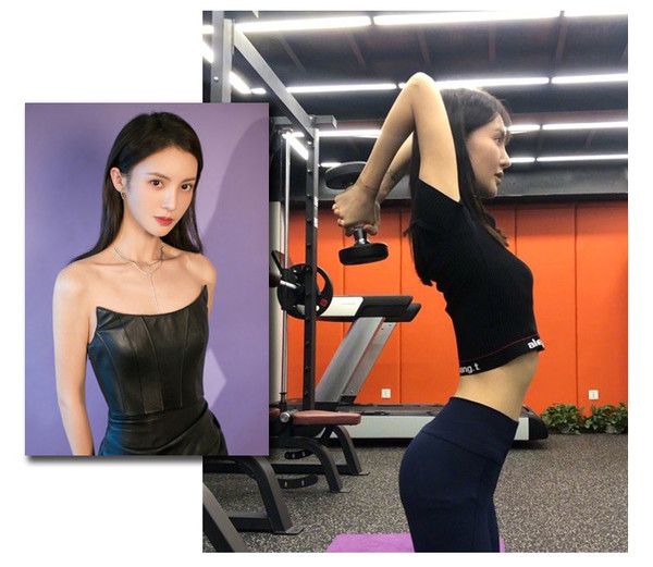 刘亦菲宅家1月练出腹肌，而我怎么胖5斤？