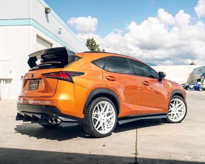 lexus nx 橘色才是硬核配色!
