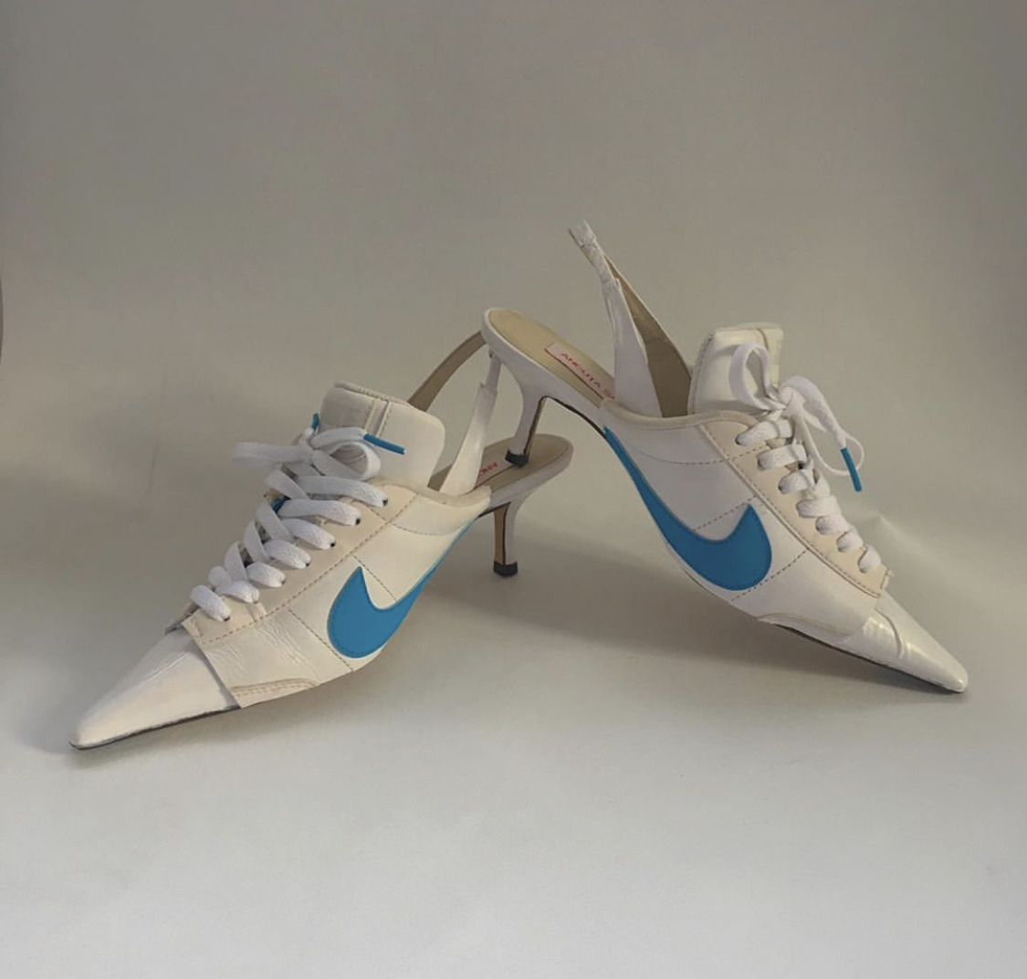 球鞋变高跟鞋?这样的diy你学会了么?