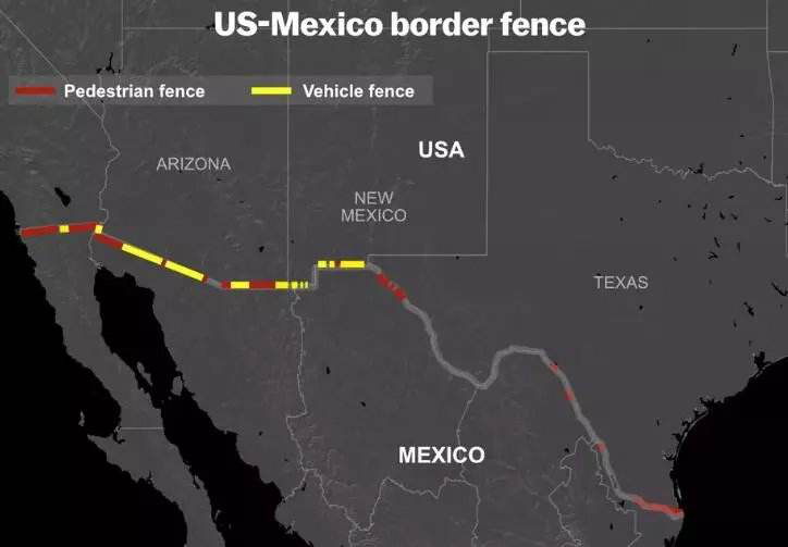 美墨边境墙新功能——防止美国疫情“倒灌”墨西哥