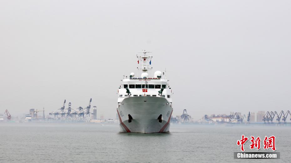 "海巡11"轮是中国海事局部署在北方海区最大的现代化程度最高的3000吨