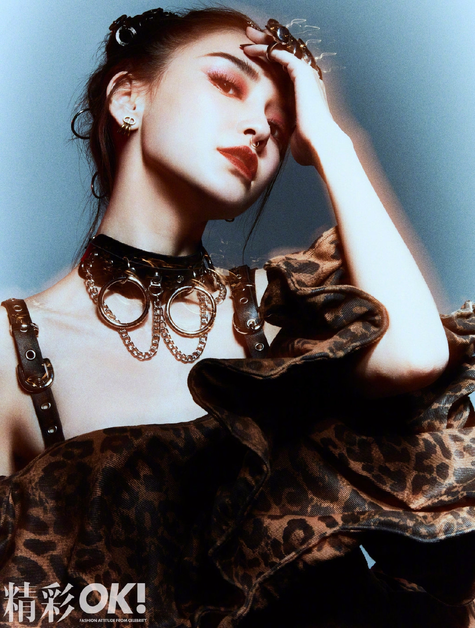 6月8日,一组angelababy最新封面大片曝光.