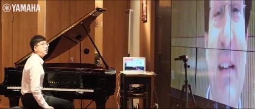 (考生谢行健实际考试现场)