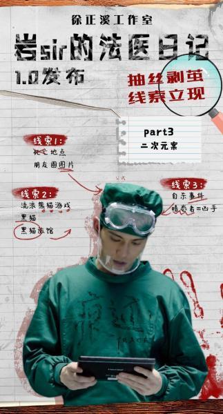 徐正溪法医造型绝了不放过任何蛛丝马迹的廖岩法医太会